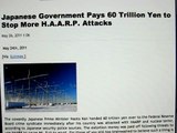Japanese pays to stop HAARP attacks