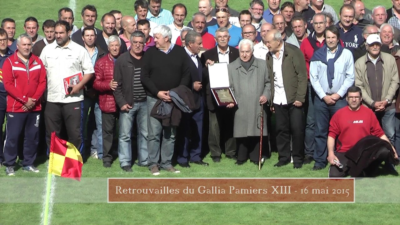 GALLIA PAMIERS 13 RETROUVAILLES 2015 - HOMMAGE à J.b DJEBLI