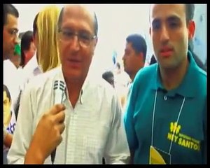 Alckmin com suposto líder do PCC
