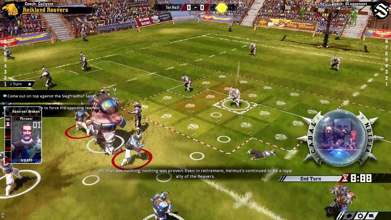 Blood Bowl 2 (PS4) - La Campagne