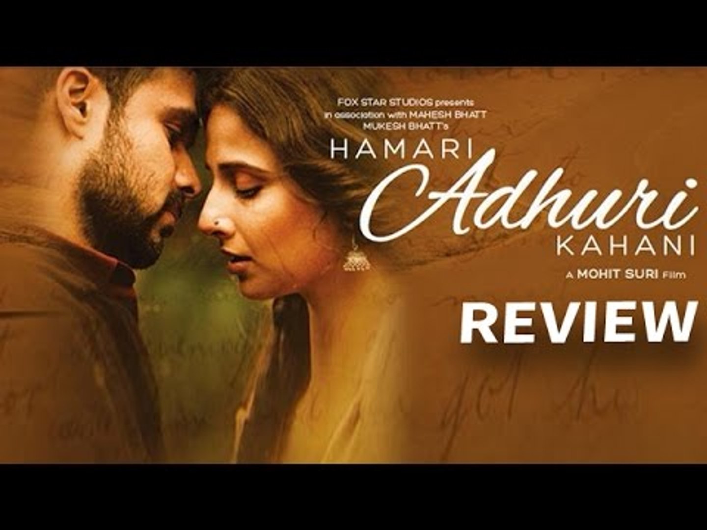 Hamari adhuri kahani hotsell full movie dailymotion