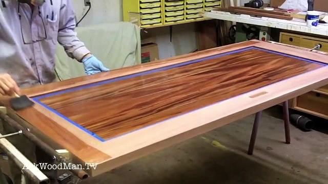 27 Door Spinning Mechanism Makes Applying Finish Easier - SOLID WOOD DOOR SERIES - Video 15