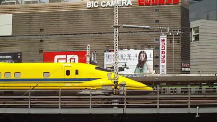 【まさかサービス警笛!?】 ドクターイエロー！＠有楽町　2010/09/01