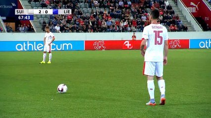 Amical - Le coup franc merveilleux de Dzemaili