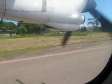 Plane Taking Off from La Ceiba Honduras to San Pedro Sula