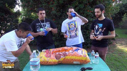 6lb Mexican Cheetos Challenge *Vomit Alert*