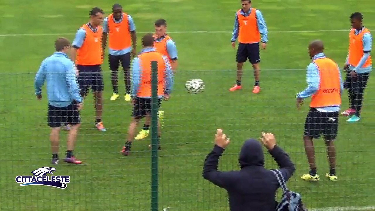 DAILYMOTION2 - SS LAZIO, TRAINING WITH BALL