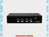 StarTech.com 4 Port Professional USB PS/2 KVM Switch (SV431H)