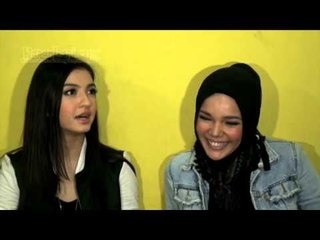 Raline Shah Banyak Bertanya Soal Hijab Pada Dewi Sandra