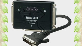 Belkin Bitronics Data Switch Kit 3xDB25F Manual (F1U123-KIT )