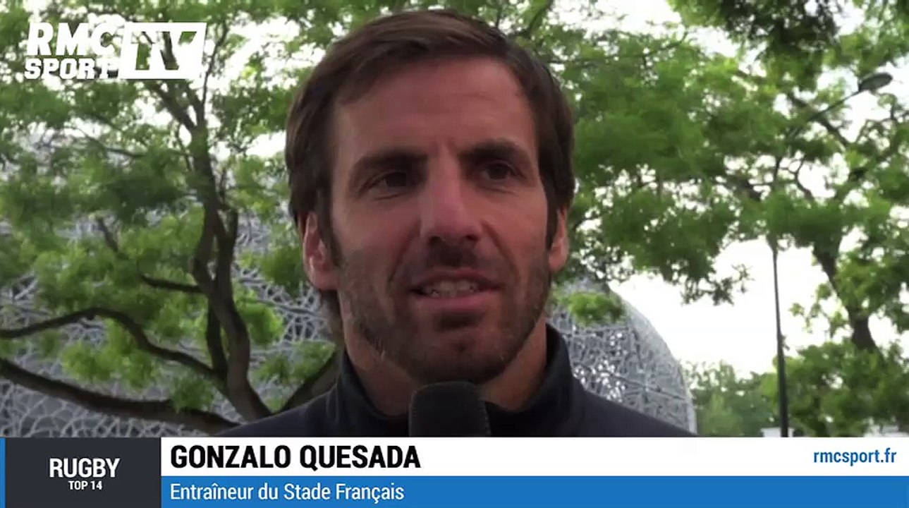 Stade Français - Quesada : "Clermont ? Un de mes modèles d'inspiration"