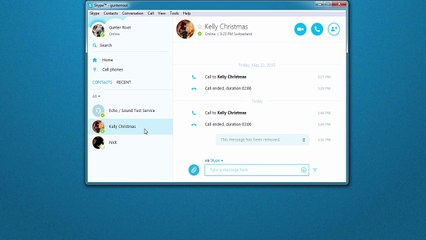 How to delete history on Skype