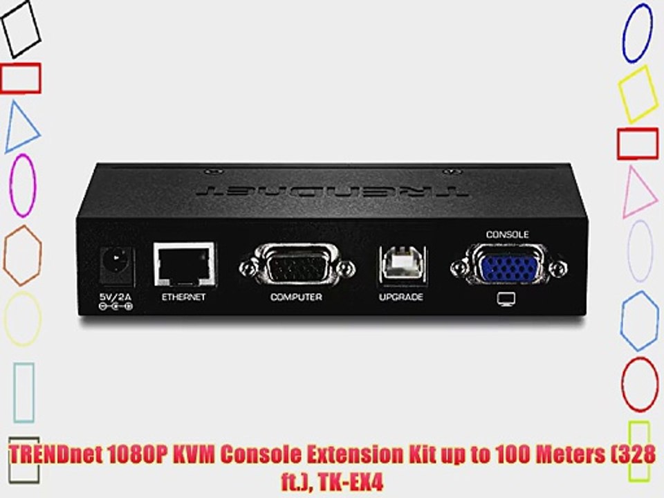 TRENDnet 1080P KVM Console Extension Kit up to 100 Meters (328 ft.) TK-EX4