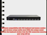 StarTech.com 8 Port 1U Rack Mount USB KVM Switch Kit with OSD and Cables (SV831DUSBUK)