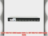 Linkskey 8-Port USB/PS2 KVM Switch 19-Inch Rackmount 1U with Cables (LKV-7308-KIT)