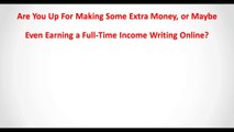 Writing Jobs Online - Article Writing Jobs