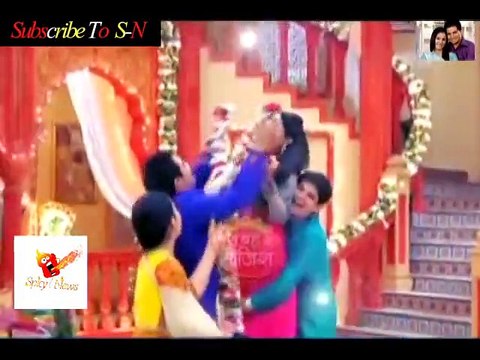 Yeh Rishta Kya Akshara Gir Gayi Naitik Ke Sath Dance Karte Hue 10th June 2015(1)