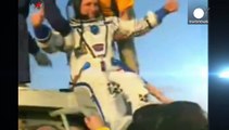 Rientrati con la Soyuz i tre astronauti dall'Iss. Per Samanta Cristoforetti record di permanenza femminile nello spazio