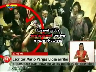 Agresion de PALANGRISTA de GLOBOVISION a Periodista de VTV