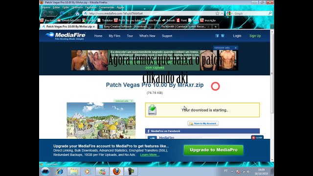 Como baixar instalar e crackear Sony vegas 10 pro gratis Keygen crack serial