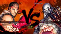 Super Street Fighter 4 IV AE PC Ryu Playthrough   Secret Evil Ryu Boss fight 2/2