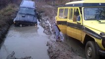 Nissan Patrol GR vs Mercedes Benz G off road MUD