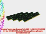 Kingston Technology Kingston ValueRAM 4 x 8GB 1600MHz DDR3 ECC Reg CL11 DIMM SR x4 with TS