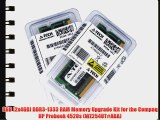 8GB [2x4GB] DDR3-1333 RAM Memory Upgrade Kit for the Compaq HP Probook 4520s (WZ254UT#ABA)
