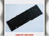 Brand New Replacement Keyboard ( Black ) for Toshiba Satellite L775-S7102 Laptop / Notebook