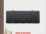 Laptop replacement Backlit keyboard compatible with Dell Alienware M11x R2 R3  US layout black