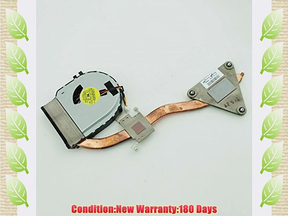 Generic New Notebook CPU Cooling Fan with Heatsink for Dell 3400 3500 Series Replacement Part