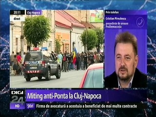 Proteste anti Ponta la Cluj si la Bucuresti - 11.Iunie.2015