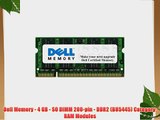Dell Memory - 4 GB - SO DIMM 200-pin - DDR2 (BU5445) Category: RAM Modules