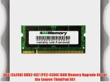4GB [2x2GB] DDR2-667 (PC2-5300) RAM Memory Upgrade Kit for the Lenovo ThinkPad X61