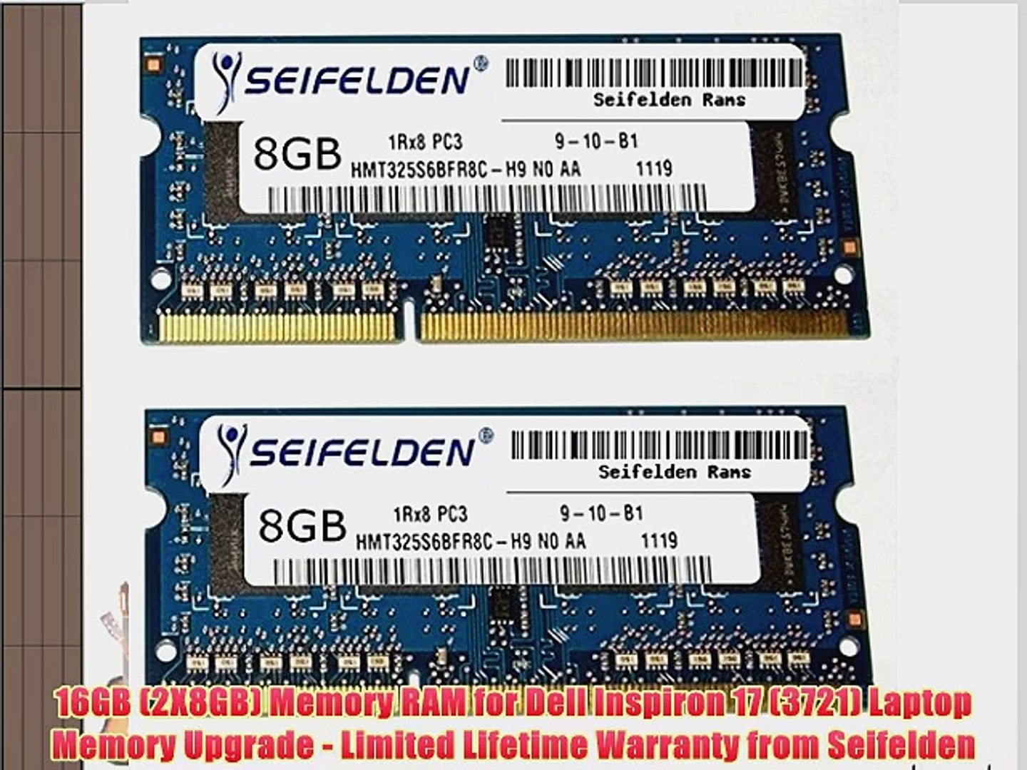 16GB (2X8GB) Memory RAM for Dell Inspiron 17 (3721) Laptop Memory Upgrade -  Limited Lifetime - video Dailymotion
