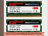Komputerbay MACMEMORY 8GB (2x 4GB) DDR3 PC3-12800 1600MHz SODIMM 204-Pin Laptop Memory for
