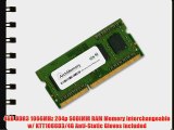 4GB DDR3 1066MHz 204p SODIMM RAM Memory interchangeable w/ KTT1066D3/4G Anti-Static Gloves