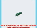 CRUCIAL CT2KIT25664AA800 4GB (2GB x 2) 240-pin DDR2 800mhz Non-ECC 1.8V CL6 Desktop Memory