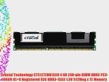 Crucial Technology CT51272BB1339 4 GB 240-pin DIMM DDR3 PC3-10600 CL=9 Registered ECC DDR3-1333