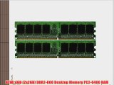 NEW! 4GB (2x2GB) DDR2-800 Desktop Memory PC2-6400 RAM