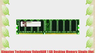 Kingston Technology ValueRAM 1 GB Desktop Memory Single (Not a kit) DDR 266 MHz (PC 2100) 184-Pin