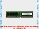 4GB [2x2GB] DDR3-1333 (PC3-10666) RAM Memory Upgrade Kit for the Dell Inspiron 570
