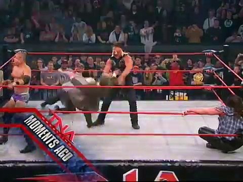 Hulk Hogan/Abyss vs. AJ Styles/Ric Flair on March 8