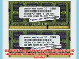 8GB (2X4GB) Memory RAM for Toshiba Satellite L655-S5155 Laptop Memory Upgrade - Limited Lifetime