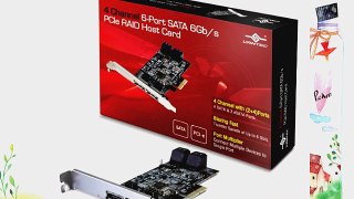 Vantec 4-Channel 6-Port SATA 6Gb/s PCIe RAID Host Card with HyperDuo Technology (UGT-ST644R)
