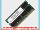 4GB [1x4GB] DDR3-1066 (PC3-8500) SODIMM Memory RAM Upgrade for the MacBook Pro 2.8 Intel Core