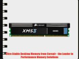 Corsair XMS3 16GB (4x4GB)  DDR3 1333 MHz (PC3 10666) Desktop Memory (CMX16GX3M4A1333C9)