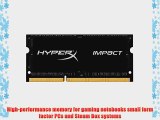 Kingston HyperX Impact Black 16GB Kit (2x8GB) 2133MHz DDR3L CL11 SODIMM 1.35V (HX321LS11IBK2/16)