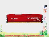Kingston HyperX FURY 16GB Kit (2x8GB) 1333MHz DDR3 CL9 DIMM - Red (HX313C9FRK2/16)