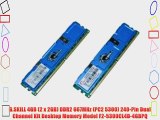 G.SKILL 4GB (2 x 2GB) DDR2 667MHz (PC2 5300) 240-Pin Dual Channel Kit Desktop Memory Model